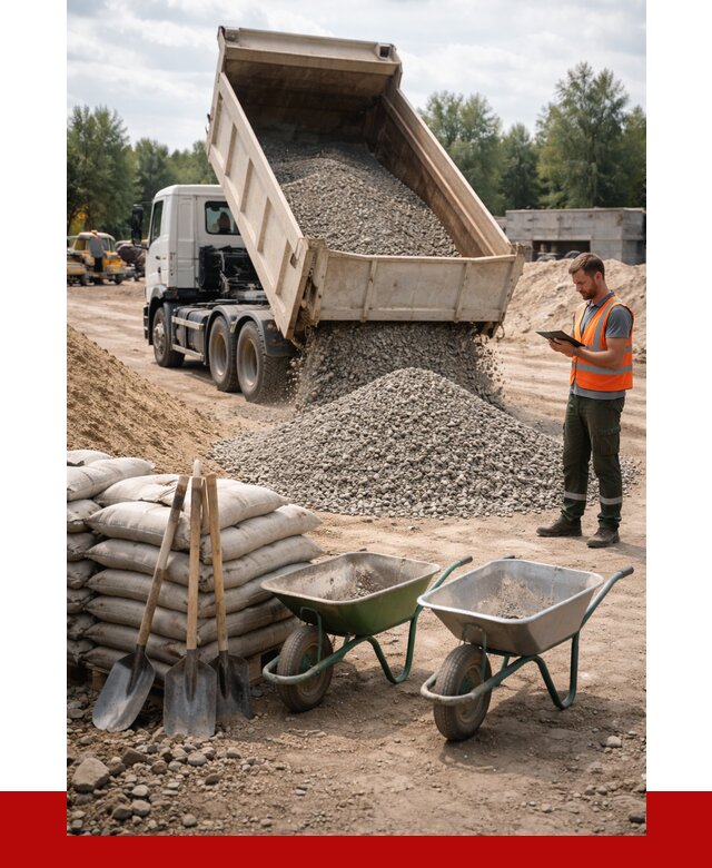 Доставка нерудных материалов в Валуйках от 1277 руб. | ПРОНЕРУДВли