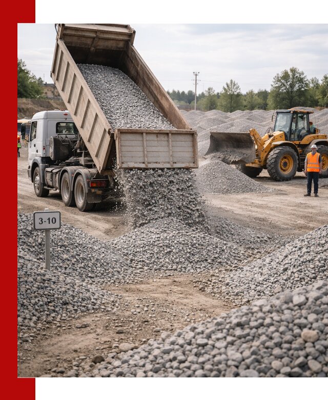 Гранитный щебень фракции 3–10: доставка и продажа в Валуйках