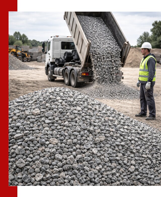 Доставка и продажа гранитного щебня фракции 5-20 в Валуйках