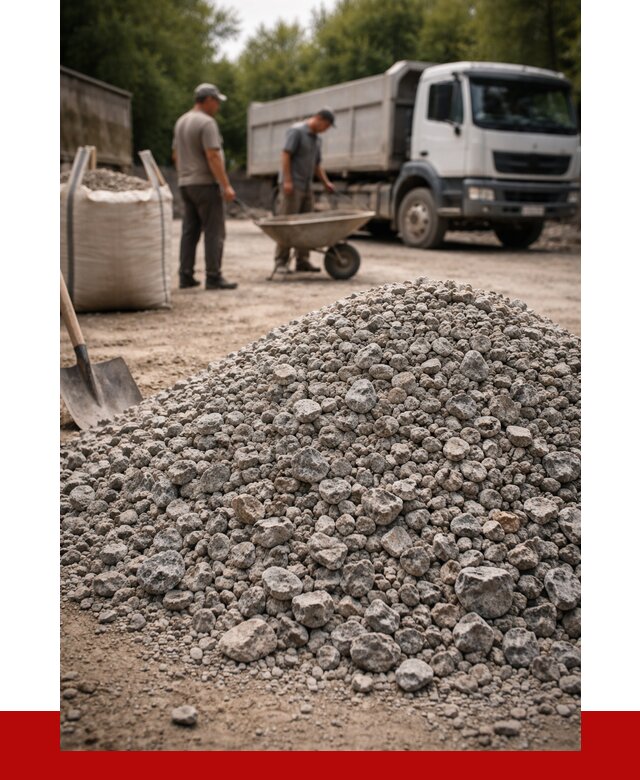 Гранитный щебень фракция 20-40 в Валуйках от 3406 руб. ПРОНЕРУДВли