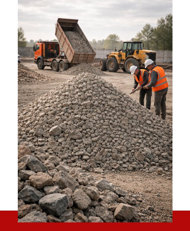 Гранитный щебень фракция 40-70 в Валуйках от 2661 руб ПРОНЕРУДВли