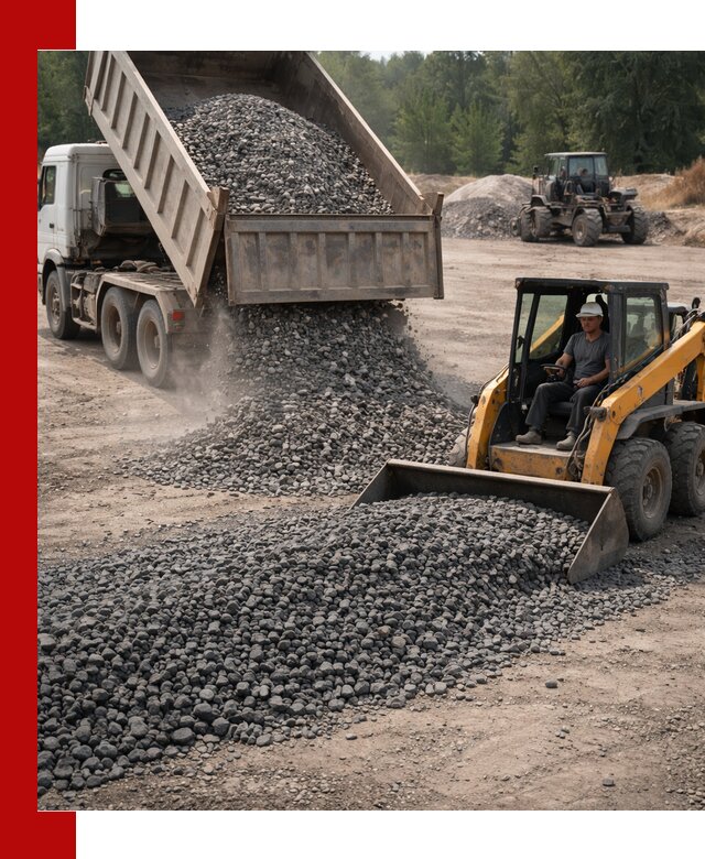 Гранитный щебень фракция 40-70 с доставкой в Валуйках