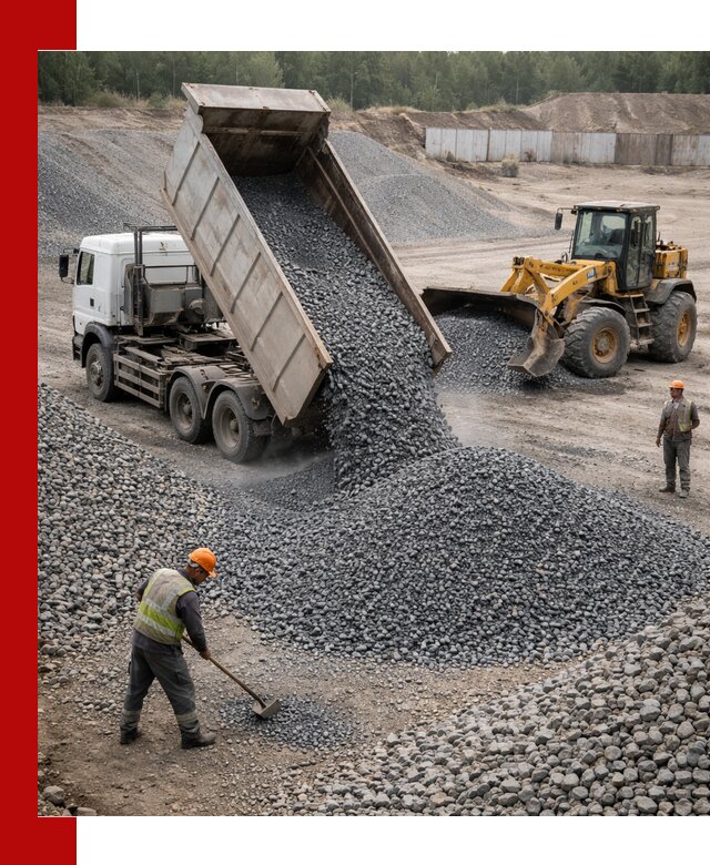 Щебень габбро-диабаз фр. 5-20 с доставкой в Валуйках