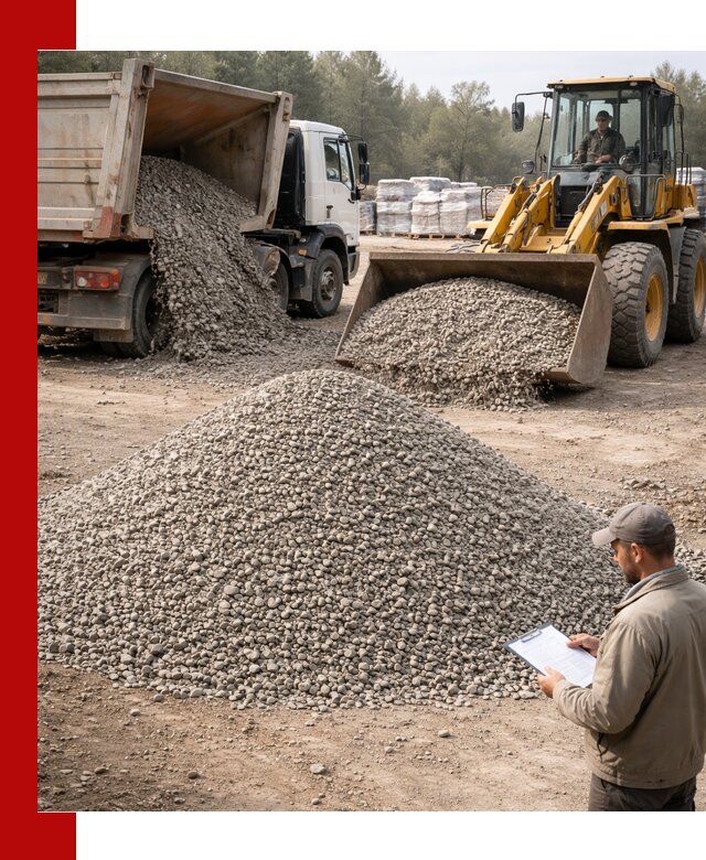 Гравийный щебень фракция 5–10 с доставкой в Валуйках