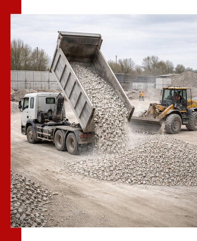 Доставка и продажа известнякового щебня в Валуйках