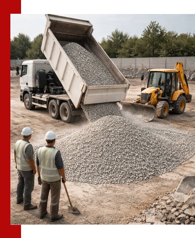 Купить известняковый щебень фракции 5–10 мм с доставкой в Валуйках