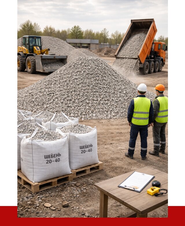 Известняковый щебень 20-40 в Валуйках от 2235 р. ПРОНЕРУДВли