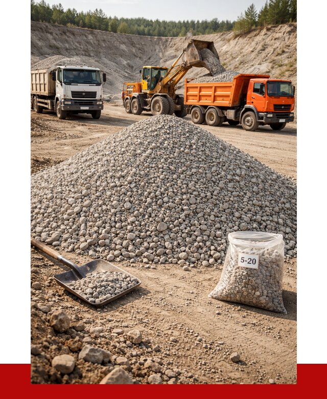 Доломитовый щебень фр. 5-20 в Валуйках от 4471 р. | ПРОНЕРУДВли