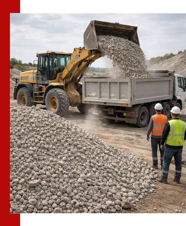 Доломитовый щебень фракция 40–71 доставка и продажа в Валуйках