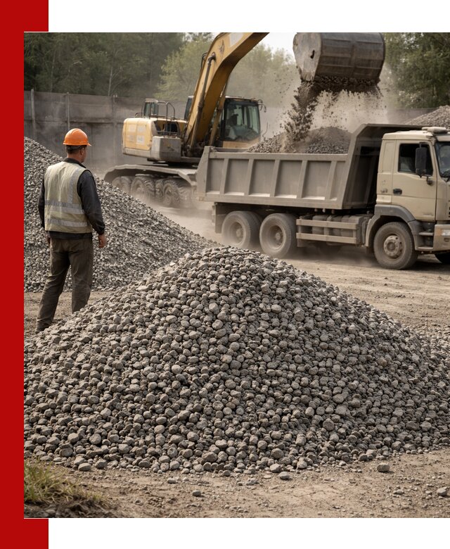 Шлаковый щебень фракция 5-20 с доставкой в Валуйках