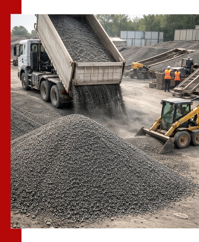 Вторичный щебень фракция 0–5 с доставкой в Валуйках