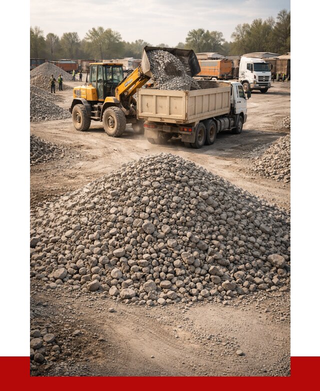 Вторичный щебень фракция 40-70 в Валуйках от 1852 р, ПРОНЕРУДВли