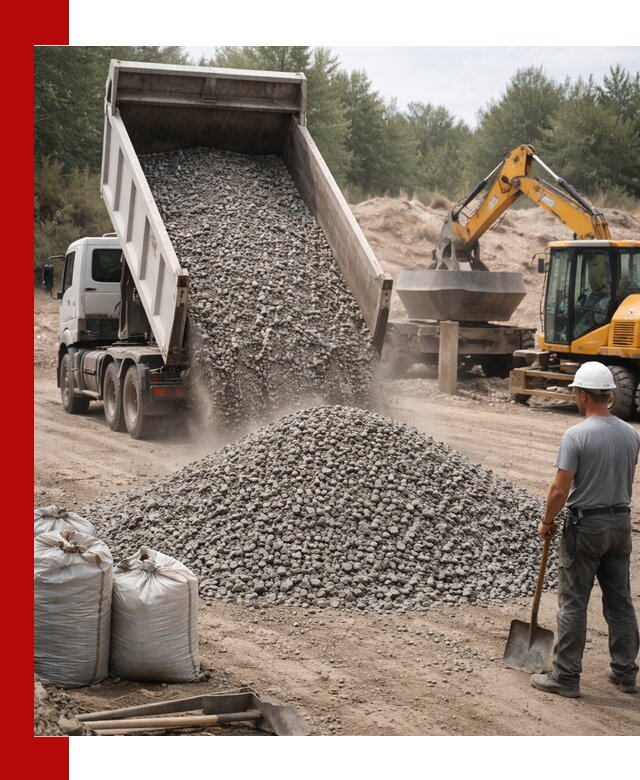 Доставка и продажа бетонного щебня в Валуйках