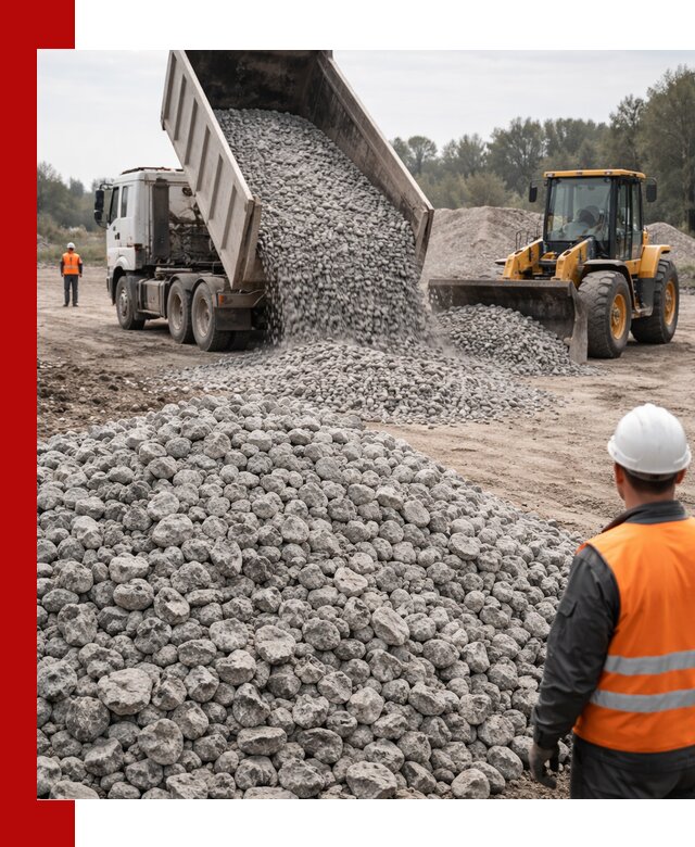 Доставка бетонного щебня фракции 20-40 в Валуйках