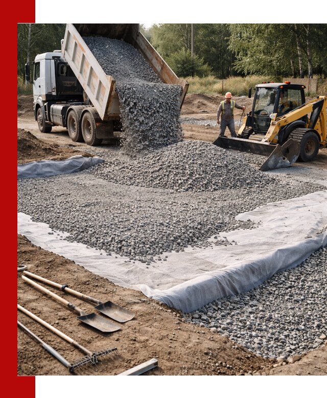 Щебень для фундамента с доставкой в Валуйках