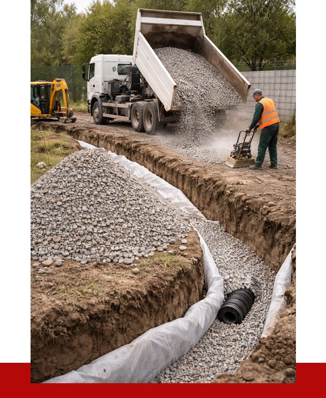 Щебень для дренажа в Валуйках от 1969 р., ПРОНЕРУДВли доставка