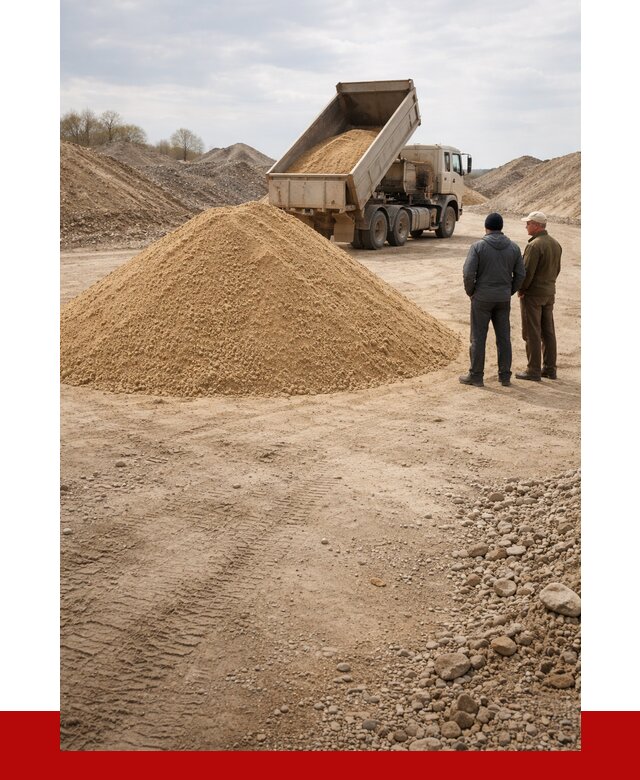 Карьерный песок крупнозернистый в Валуйках от 9048 р | ПРОНЕРУДВли