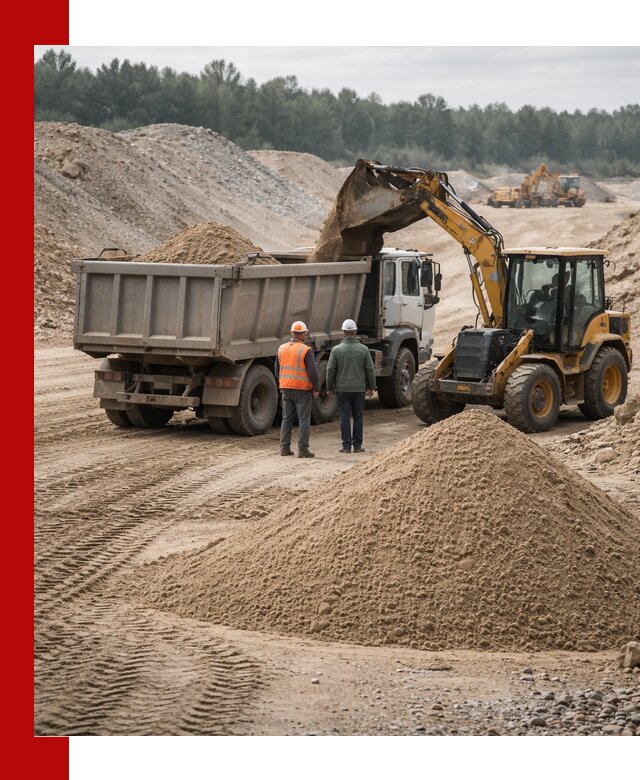 Карьерный среднезернистый песок с доставкой в Валуйках