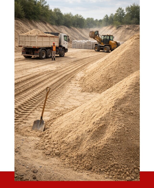 Карьерный песок мелкозернистый в Валуйках от 9581 р. | ПРОНЕРУДВли