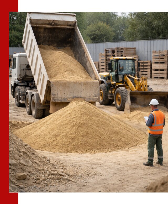 Доставка карьерного мелкозернистого песка в Валуйках