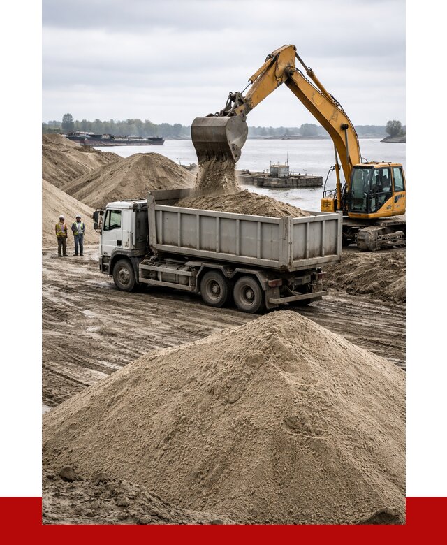 Купить речной песок навалом в Валуйках от 1916 р., ПРОНЕРУДВли