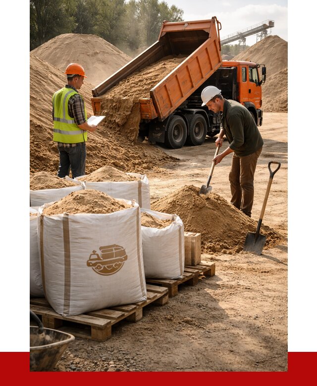 Строительный песок в Валуйках от 2342 р. с доставкой, ПРОНЕРУДВли