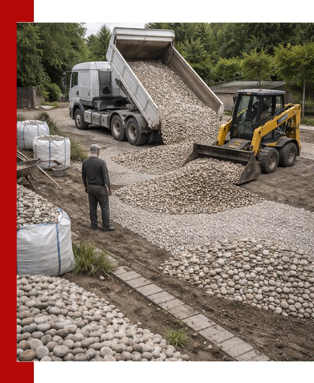 Доставка морской гальки оптом и в розницу в Валуйках