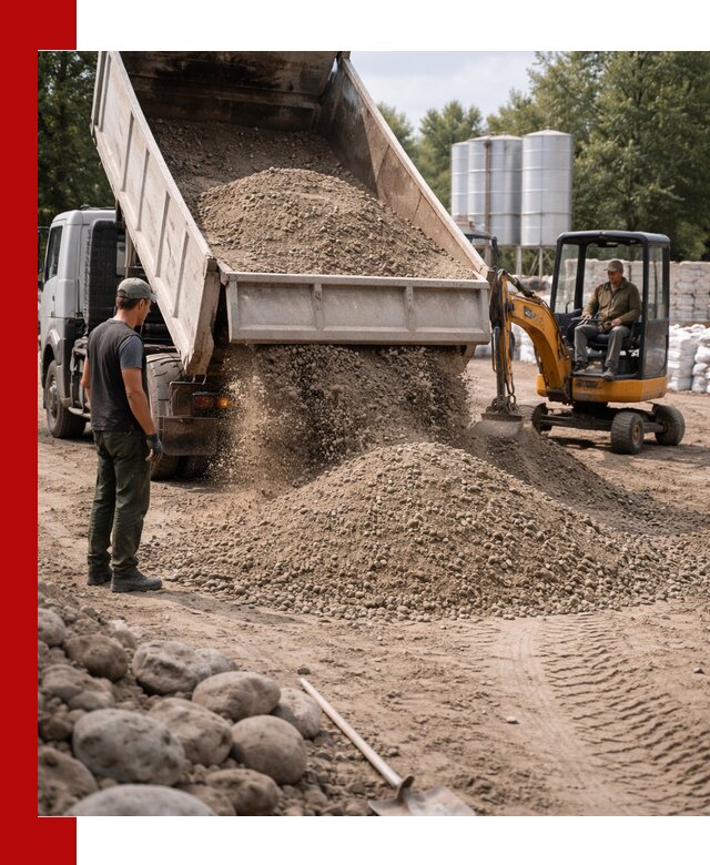 Доставка ПГС С3 в Валуйках самосвалами и миксерами