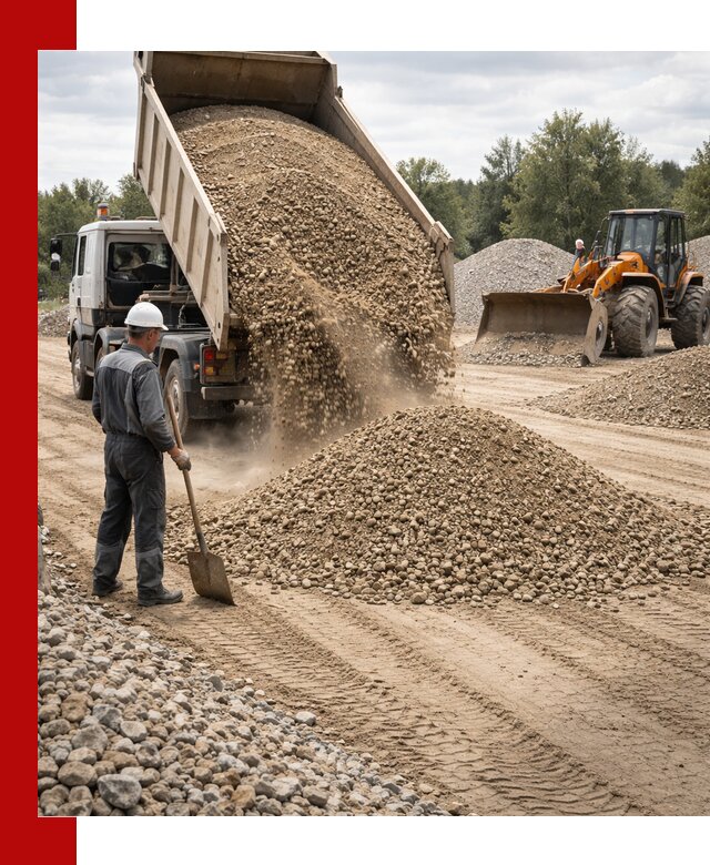 Доставка щпс С3 в Валуйках самосвалами и бортовыми грузовиками