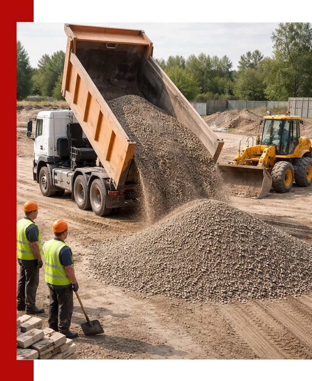 Доставка щебёночно-песчаной смеси ЩПС С7 в Валуйках