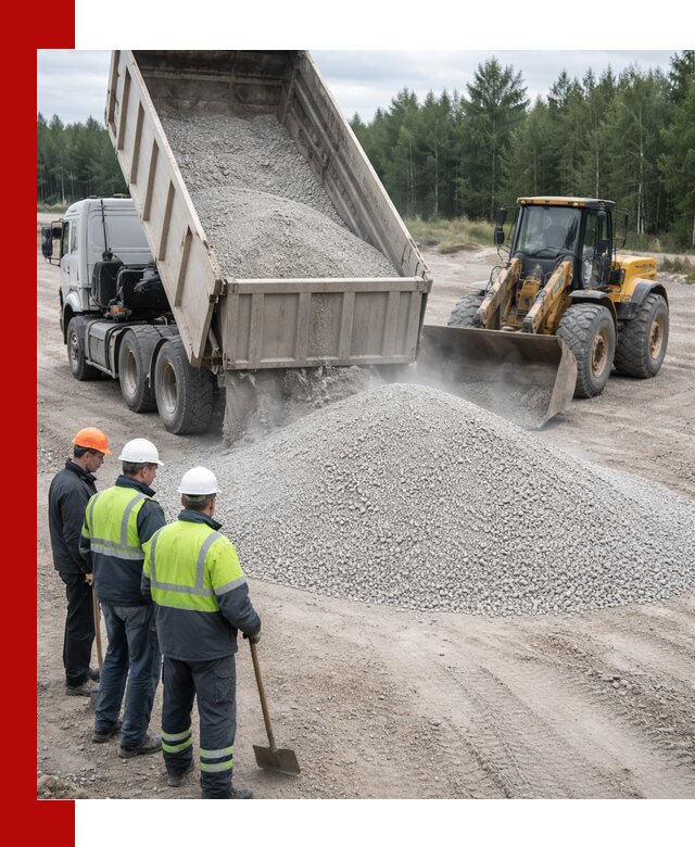 Известняковый отсев 0-5 доставка в Валуйках быстро и выгодно