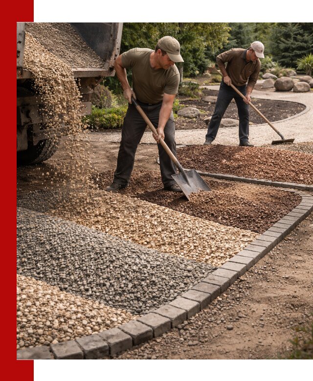 Декоративная крошка для ландшафта в Валуйках — продажа и доставка