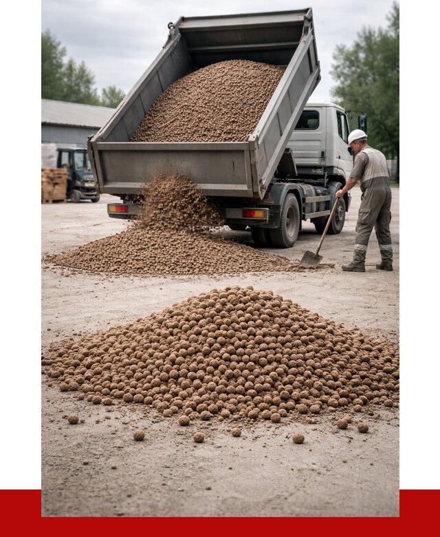 Керамзит с доставкой в Валуйках от 4471 р. за м3 | ПРОНЕРУДВли