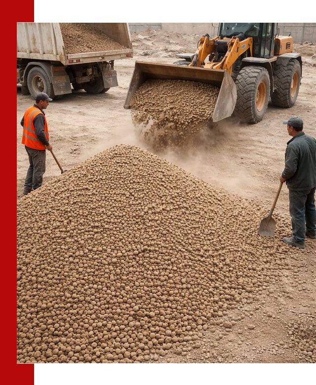 Керамзит фракция 10-20 с доставкой в Валуйках