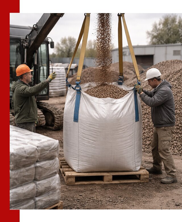 Керамзит в биг-бегах с доставкой в Валуйках
