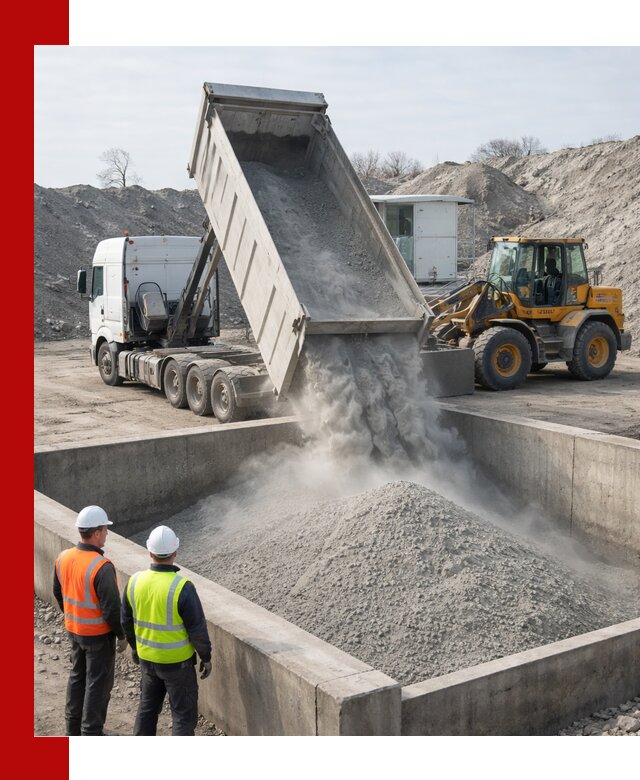 Доставка цемента навалом в Валуйках крупными партиями