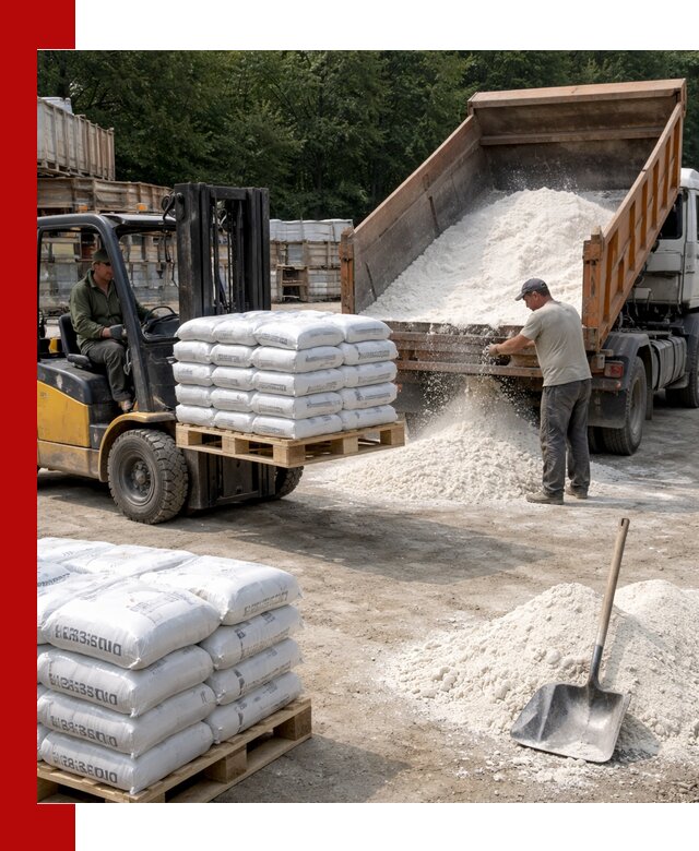 Доставка строительной извести оптом и в розницу в Валуйках