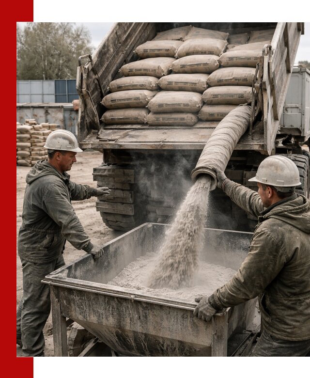 Доставка цемента М400 в Валуйках оптом и в розницу