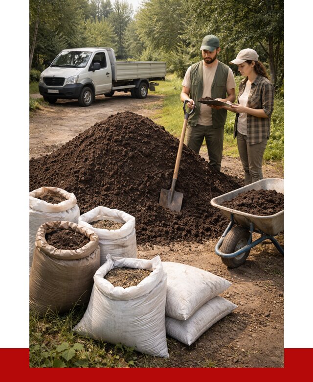 Купить грунт с доставкой в Валуйках от 4790 р. за м3 | ПРОНЕРУДВли