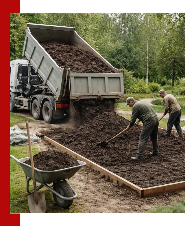 Доставка грунта для озеленения и благоустройства в Валуйках