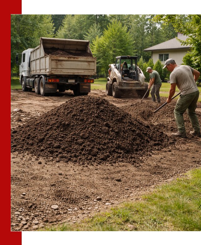 Доставка и укладка грунта для газона в Валуйках