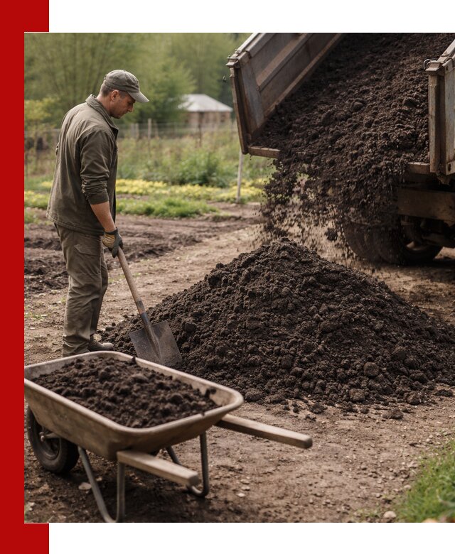 Доставка качественной земли для огорода в Валуйках