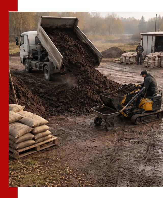 Кислый торф в доставке по выгодным ценам в Валуйках