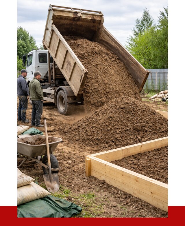 Торфо песчаная смесь в Валуйках с доставкой от 1969 р. | ПРОНЕРУДВли