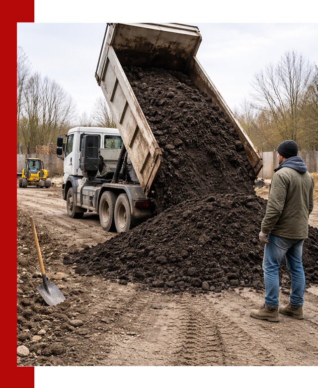 Доставка чернозема навалом в Валуйках быстро и выгодно