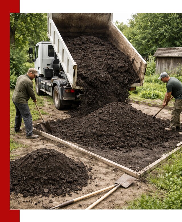Купить чистый чернозем для огорода с доставкой в Валуйках