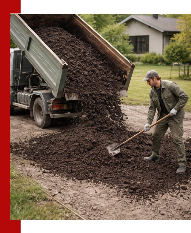 Чернозем для газона с доставкой в Валуйках быстро и качественно
