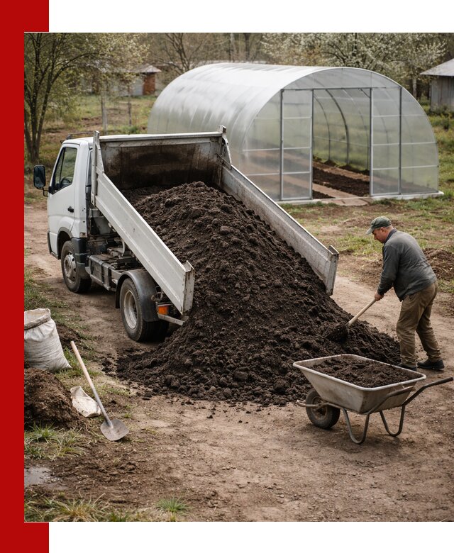 Чернозем для теплицы с доставкой в Валуйках