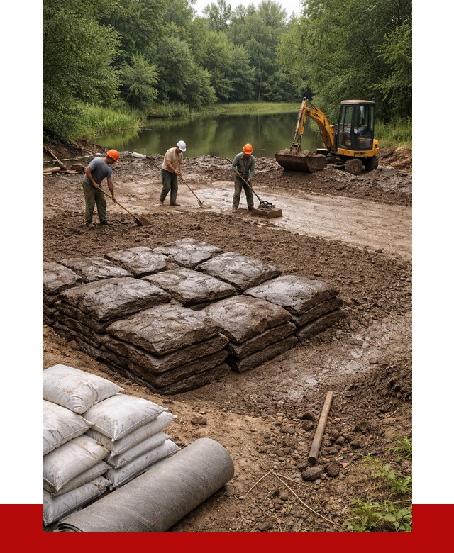 Купить глину для пруда в Валуйках от 4790 р. с доставкой | ПРОНЕРУДВли