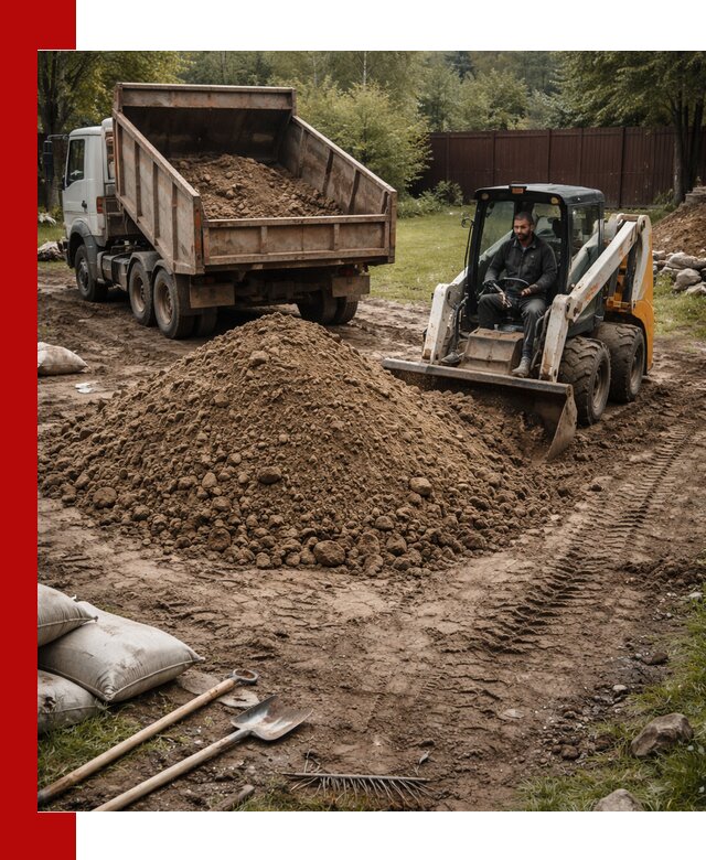 Суглинок для планировки участков в Валуйках с доставкой и выгрузкой